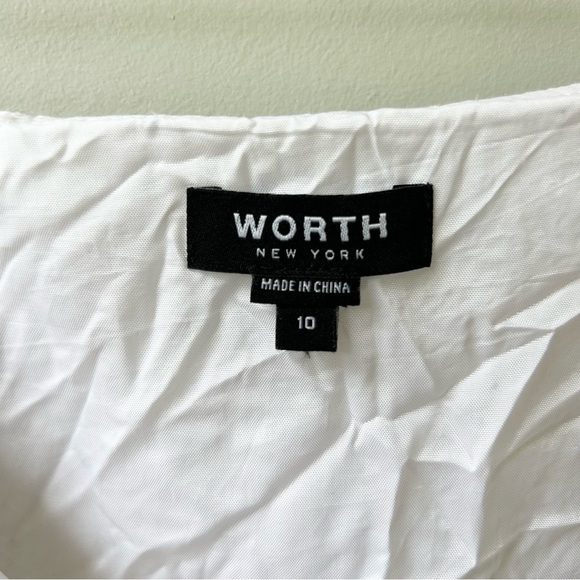 Worth New York tweed mini skirt with black embroidered detail - Picture 5 of 9